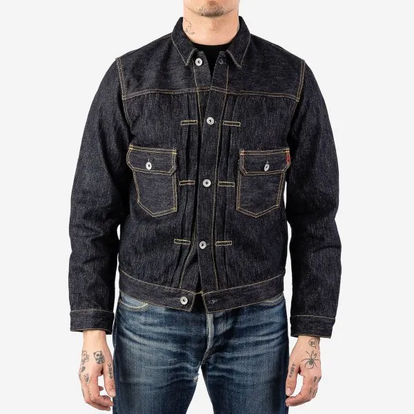 Iron Heart IHJ-507-SLB  16oz Slubby Selvedge Denim Type II Jacket - Indigo