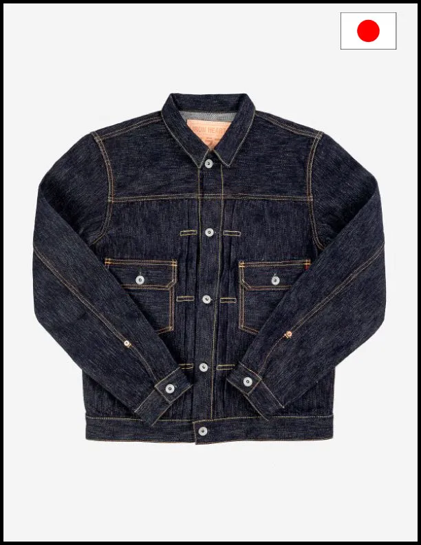 Iron Heart IHJ-507-SLB  16oz Slubby Selvedge Denim Type II Jacket - Indigo