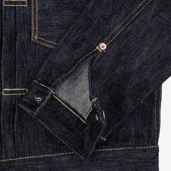 Iron Heart IHJ-507-SLB  16oz Slubby Selvedge Denim Type II Jacket - Indigo