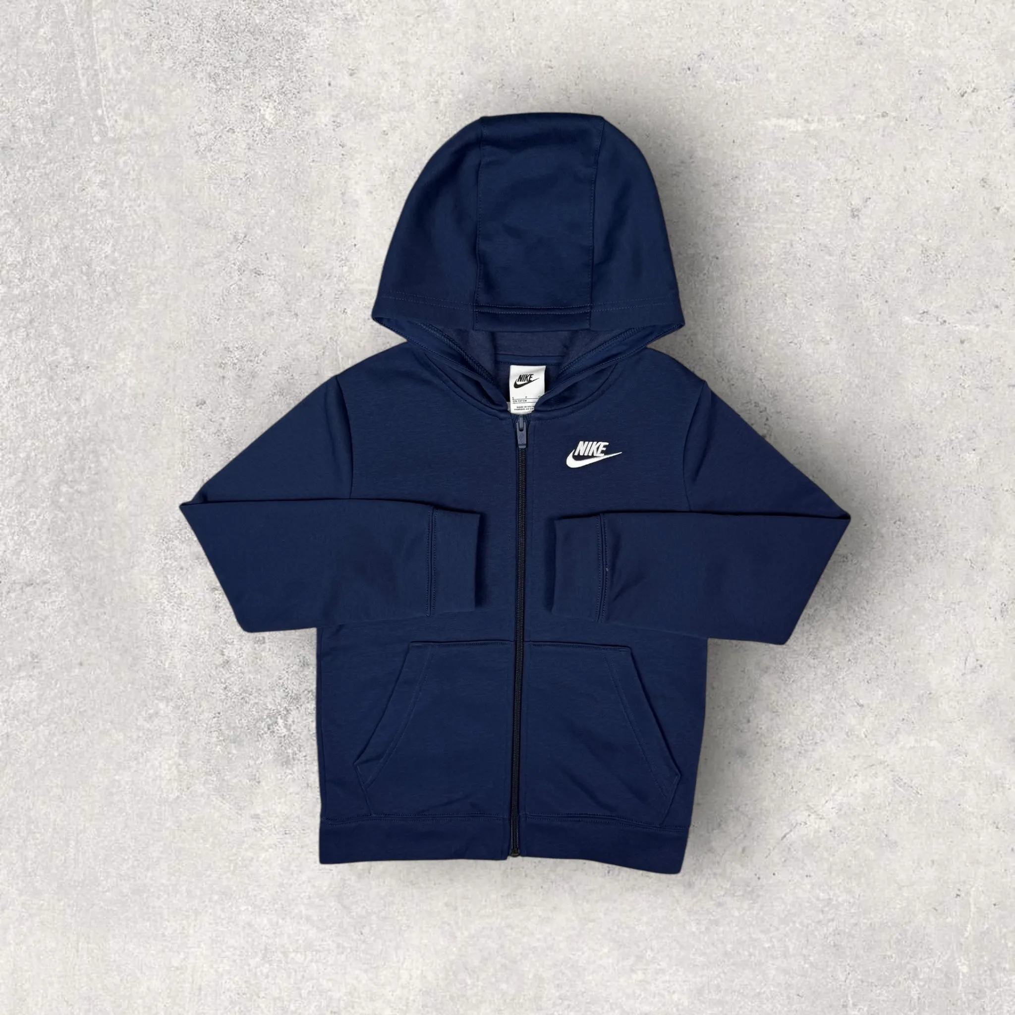 JUNIOR NIKE CLUB FLEECE TRACKSUIT - NAVY