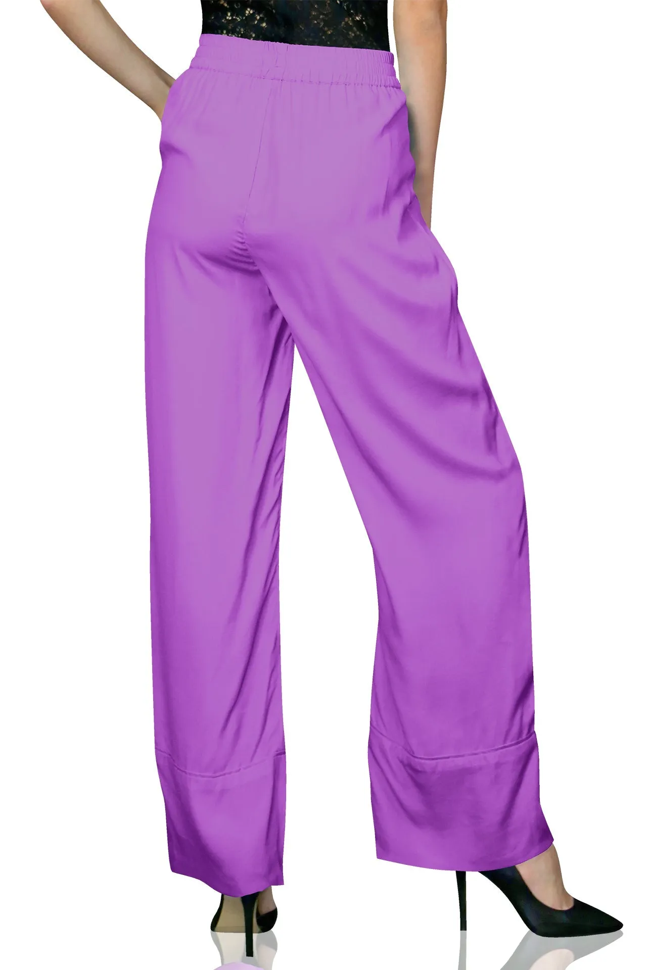 Lavender Wide Leg Pants