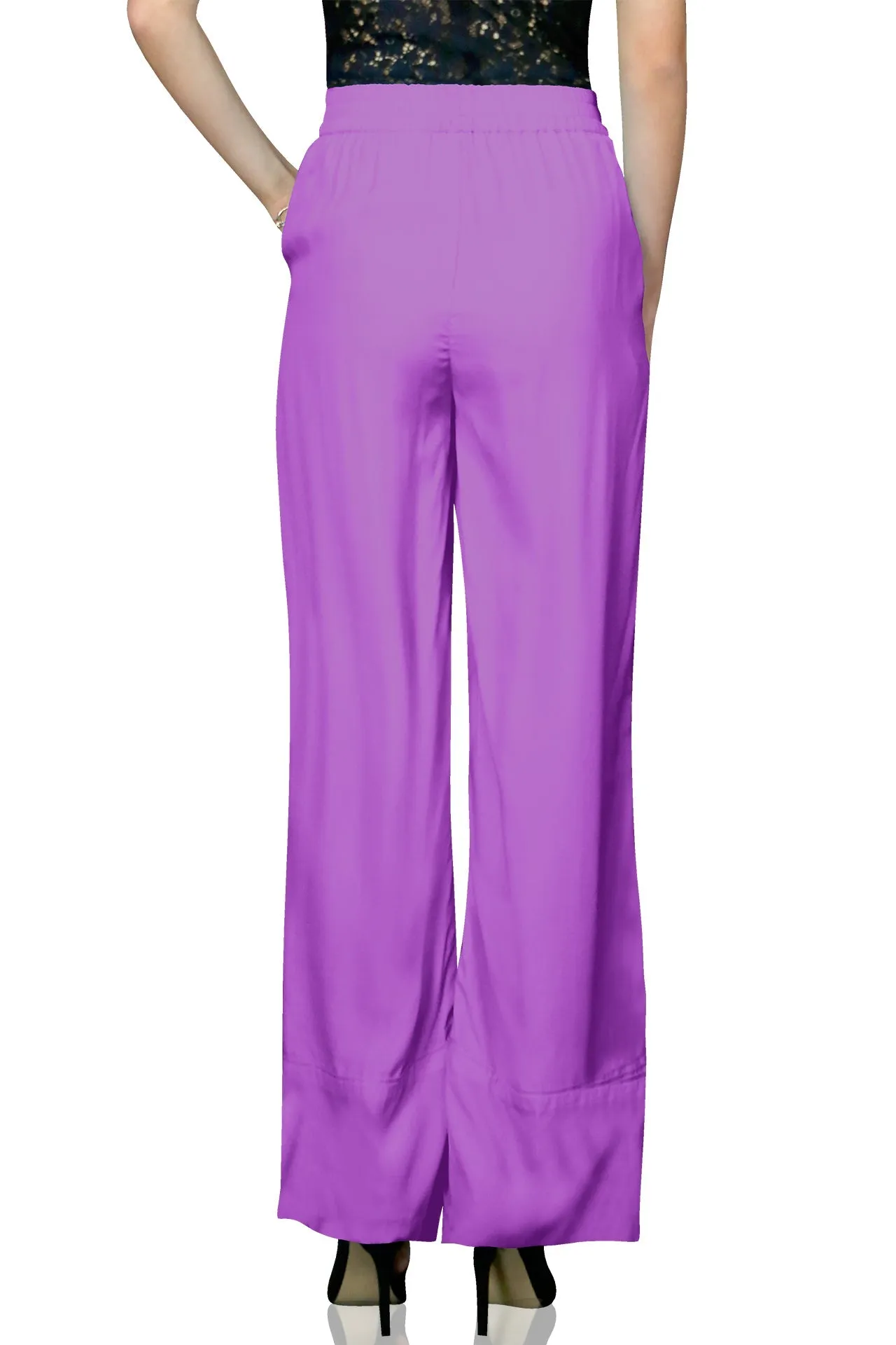 Lavender Wide Leg Pants