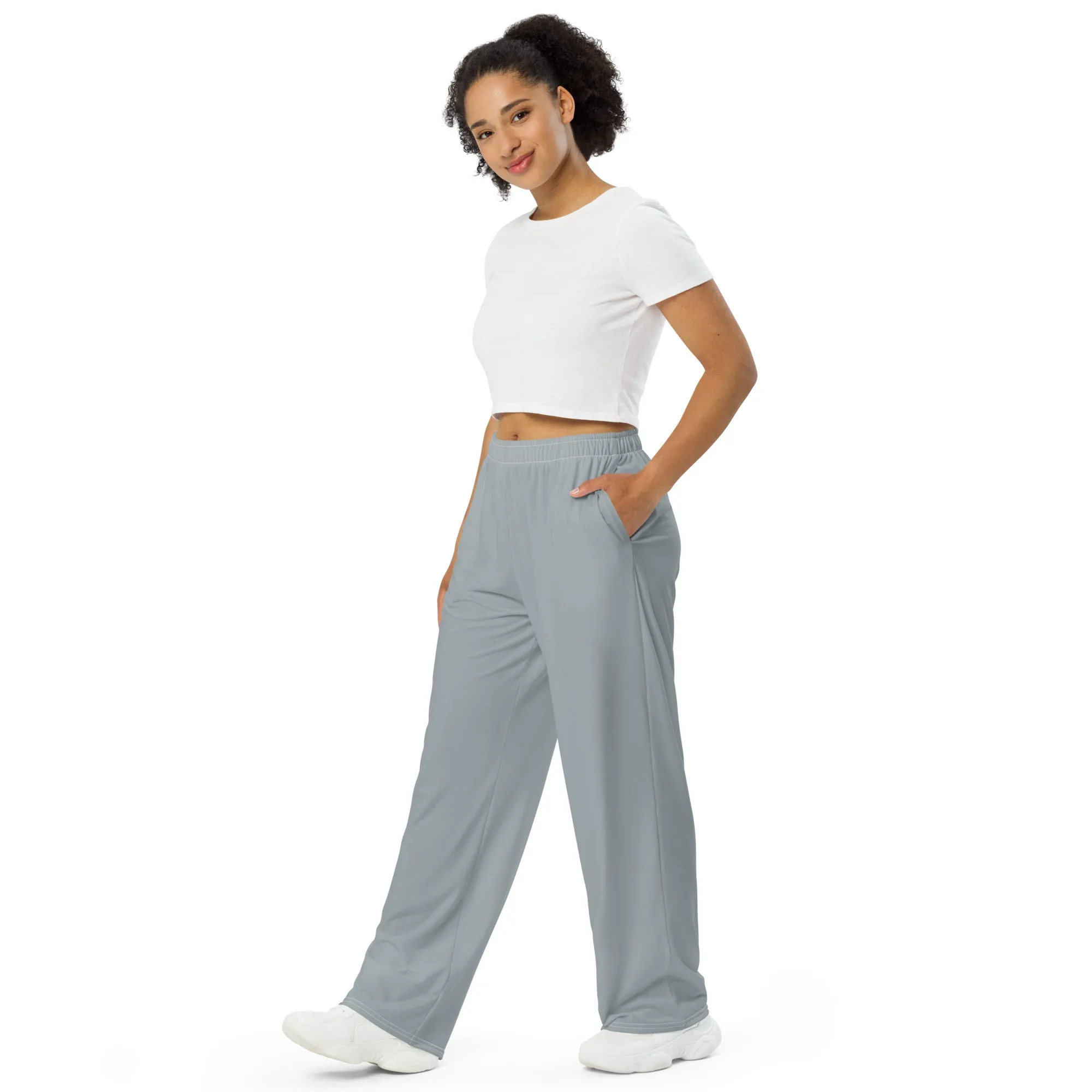 Life League Gear - Mako Grey - Unisex - Wide-Leg Pants