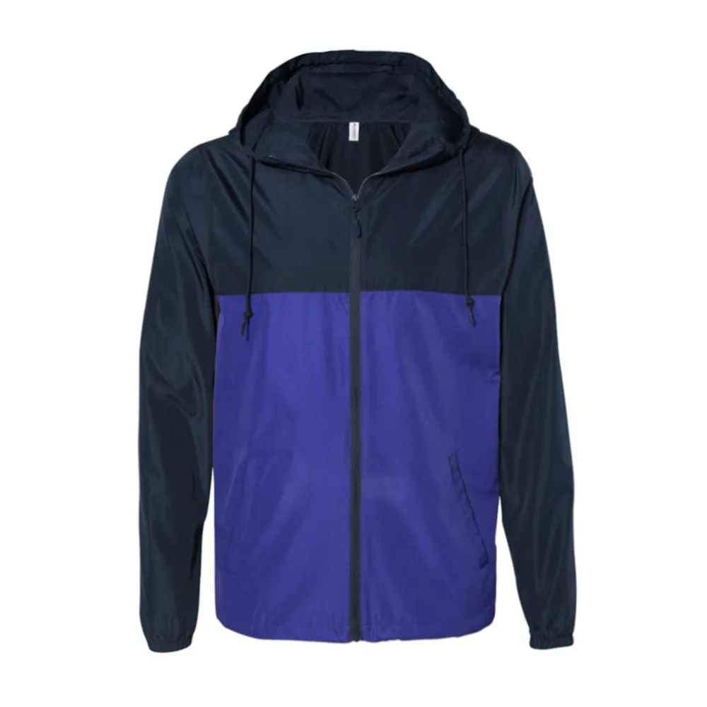 Lightweight Windbreaker Full-Zip Jacket