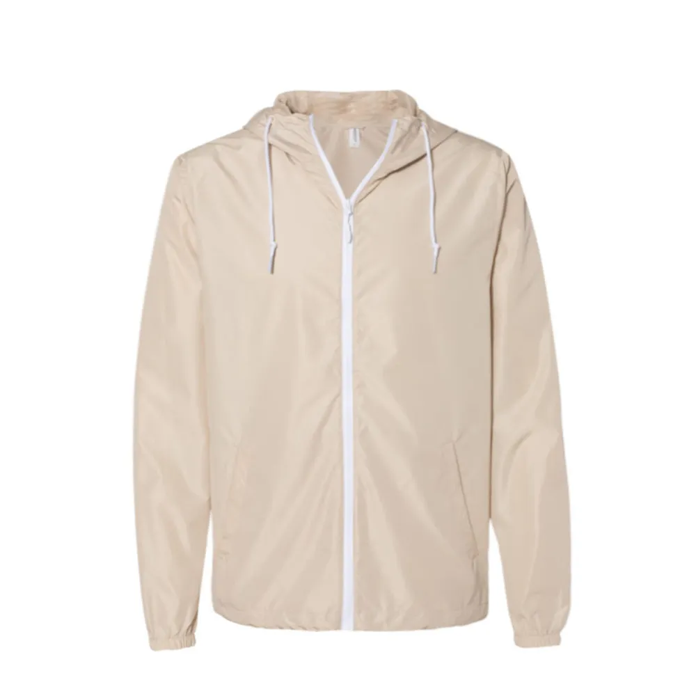 Lightweight Windbreaker Full-Zip Jacket