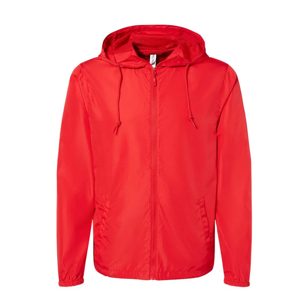 Lightweight Windbreaker Full-Zip Jacket