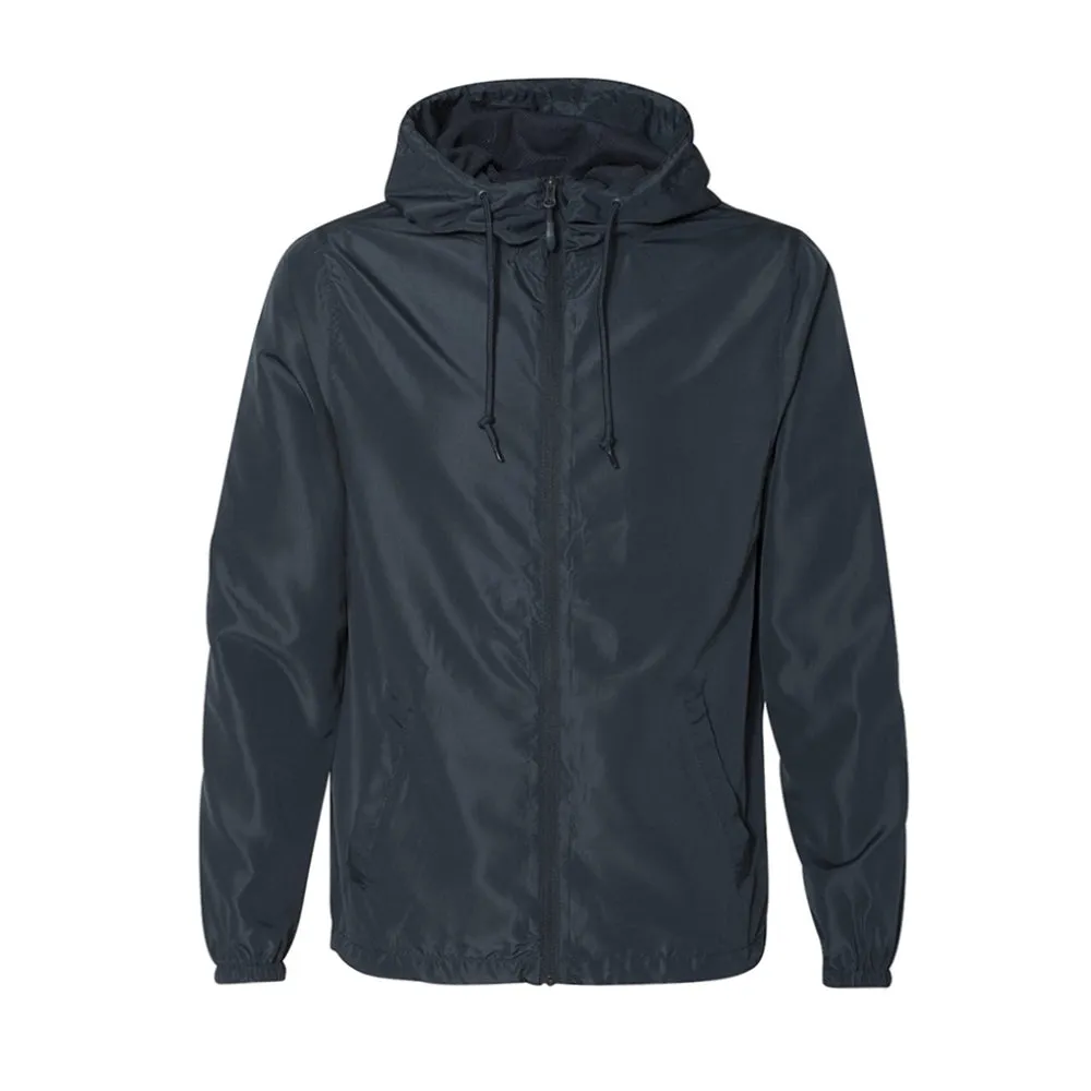 Lightweight Windbreaker Full-Zip Jacket