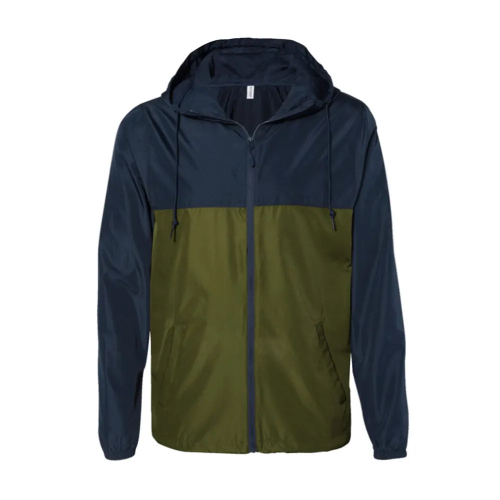 Lightweight Windbreaker Full-Zip Jacket