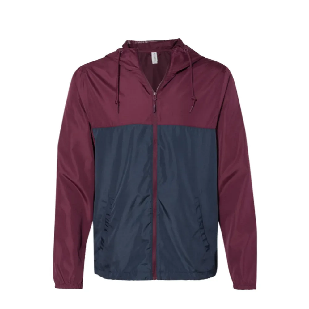 Lightweight Windbreaker Full-Zip Jacket