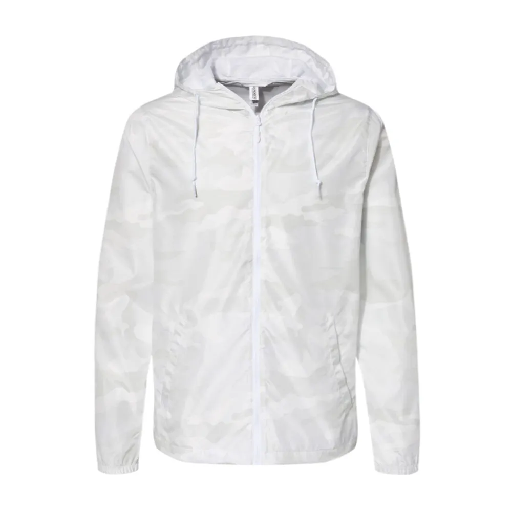 Lightweight Windbreaker Full-Zip Jacket