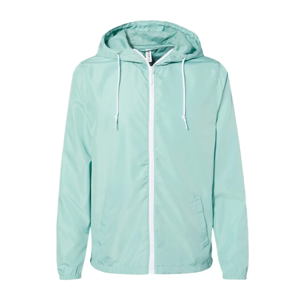 Lightweight Windbreaker Full-Zip Jacket