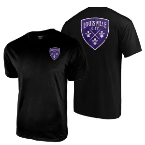 Louisville City USL Adult Front and Back T-Shirt