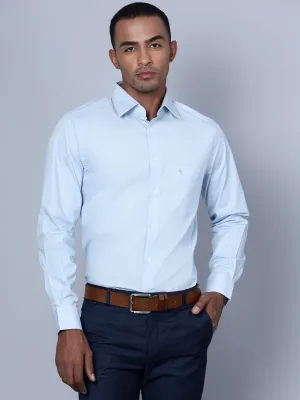 Men Sky Blue Formal Shirt