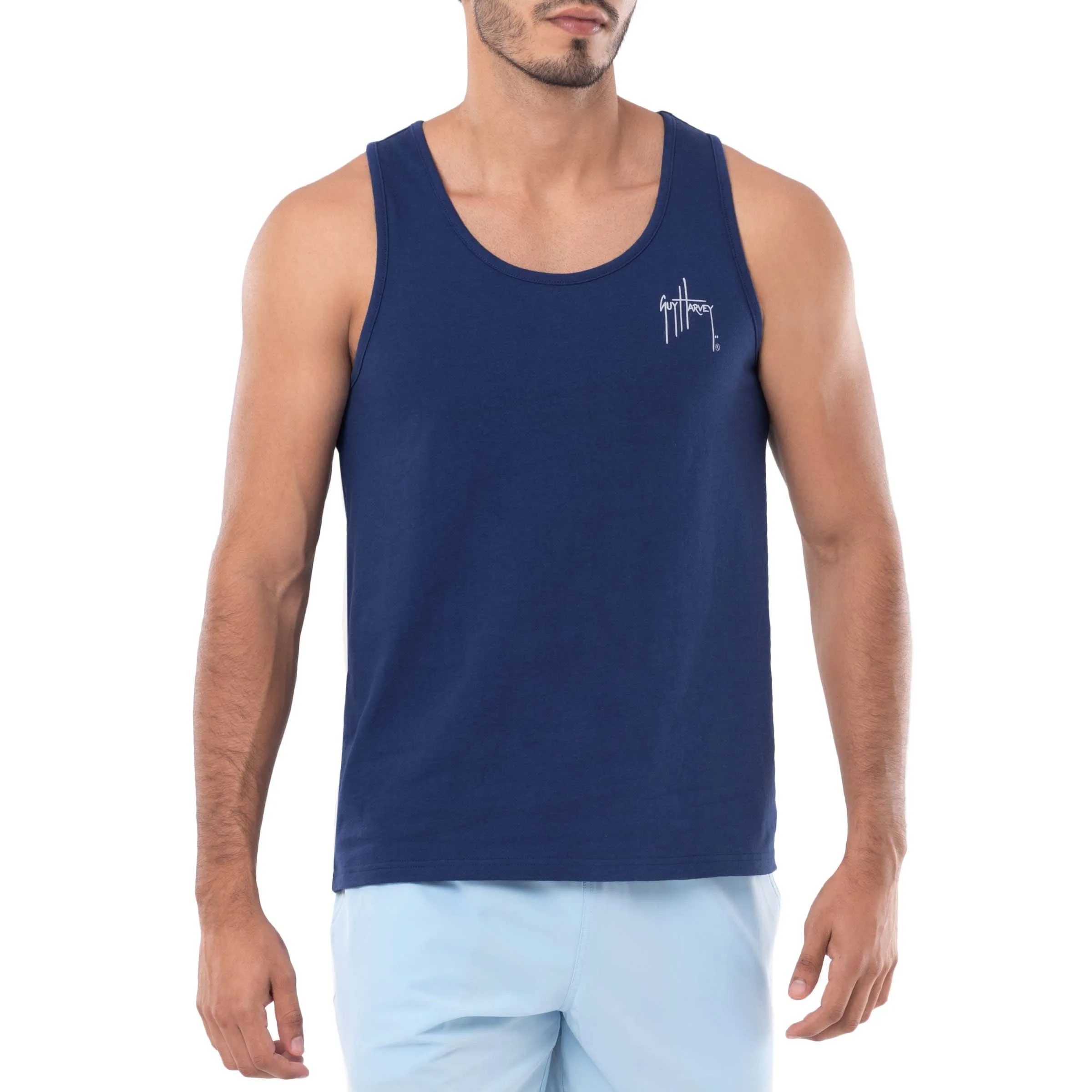 Men's Proudly Southern Navy Tank Top