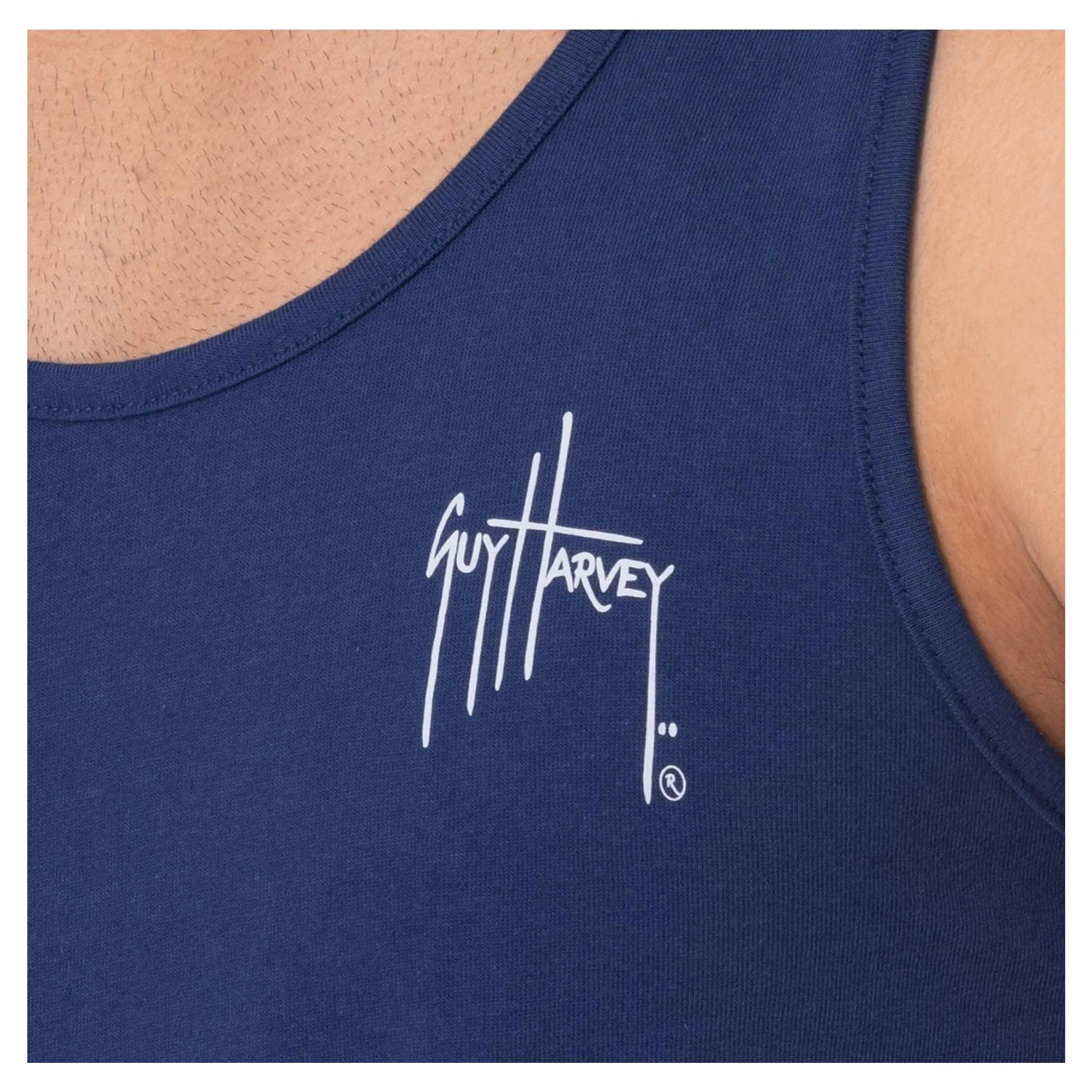 Men's Proudly Southern Navy Tank Top