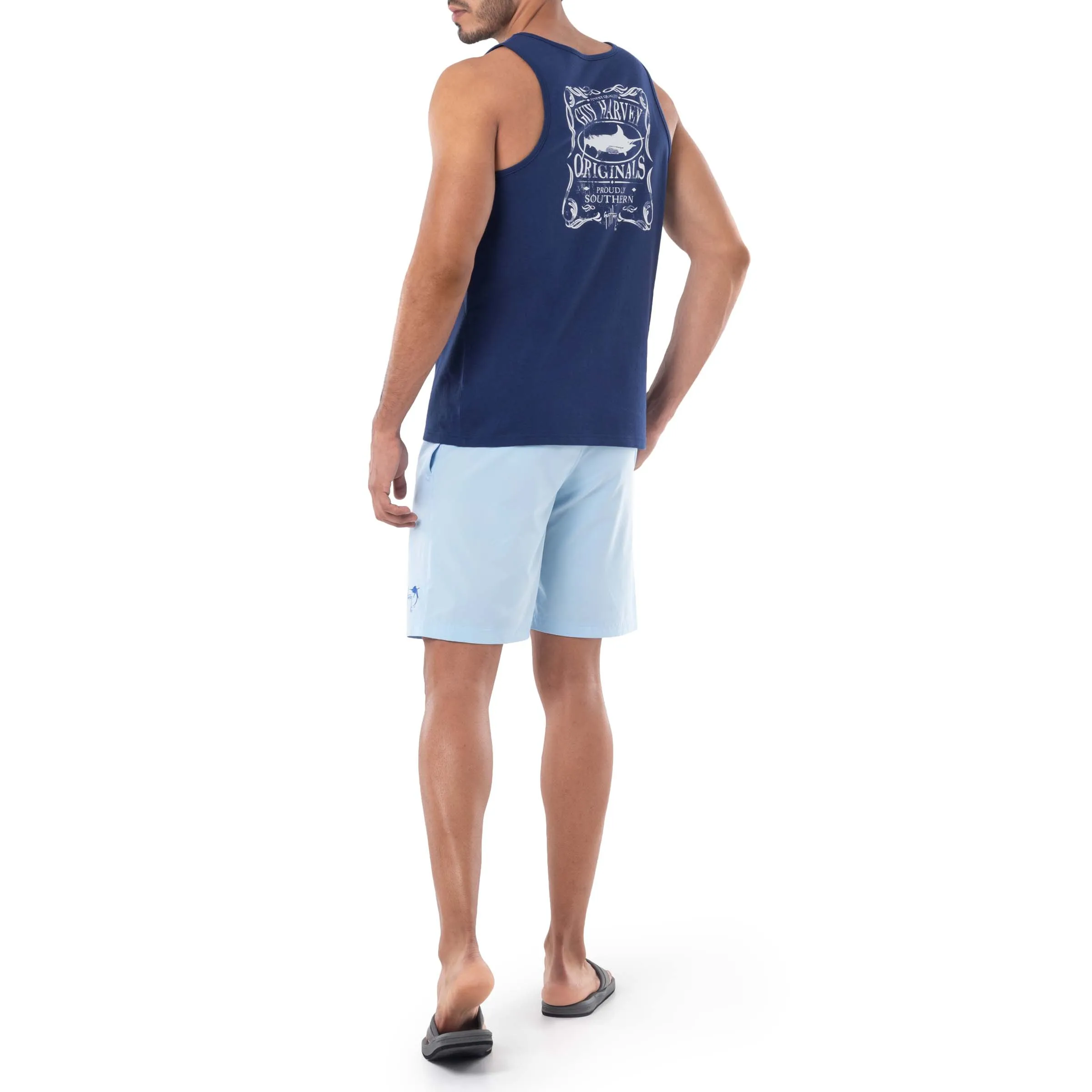 Men's Proudly Southern Navy Tank Top