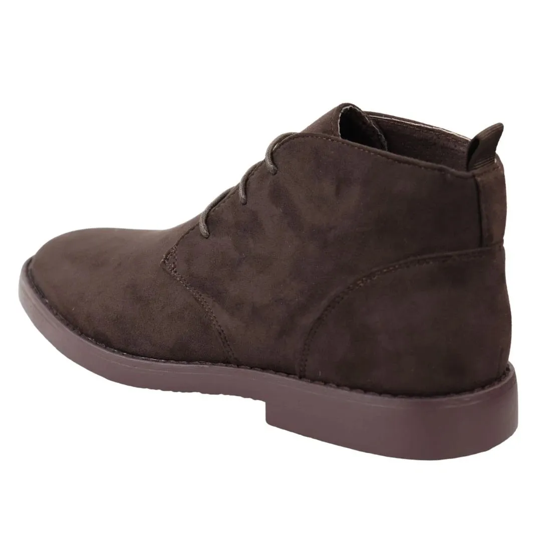 Mens's Chukka Desert Lace Up Ankle Boots