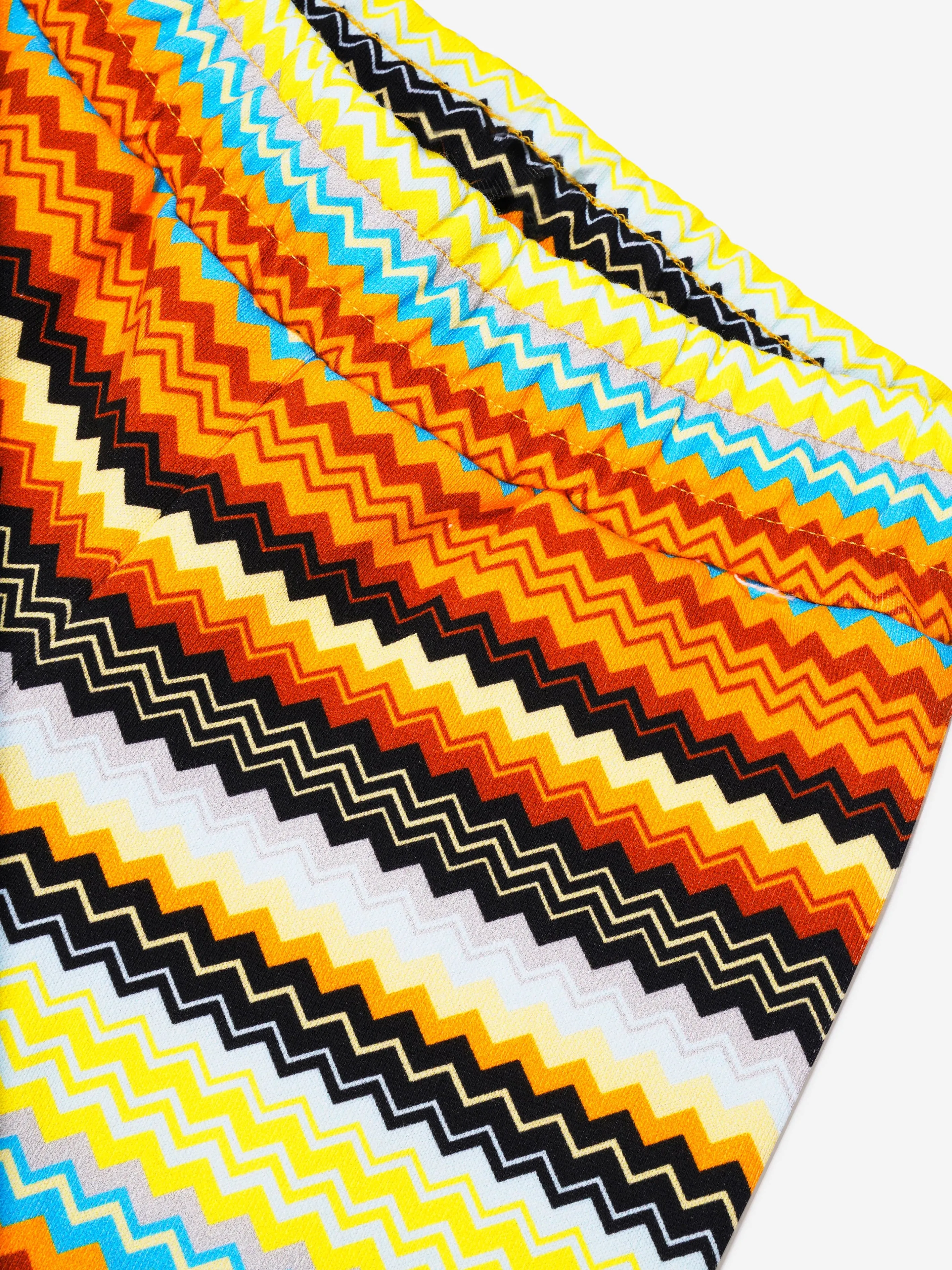 Missoni Boys Zig Zag Jersey Shorts in Multicolour