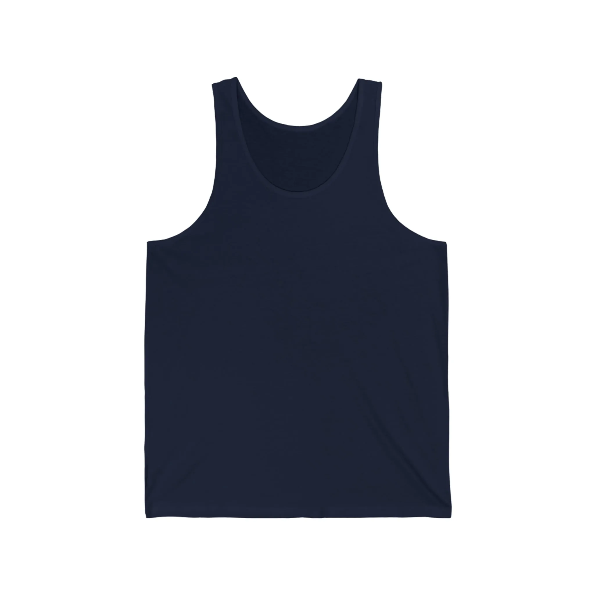 Navy Blue Jersey Tank Top - Unisex