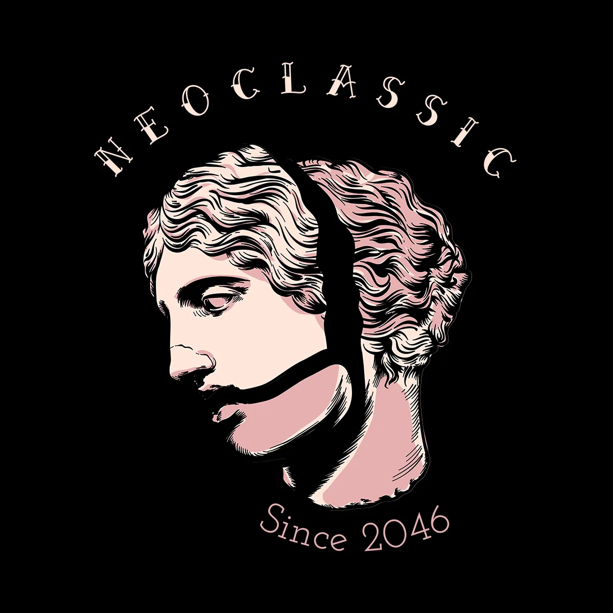 NeoClassic Unique Antic Sculpture Abstract Unisex T-shirt