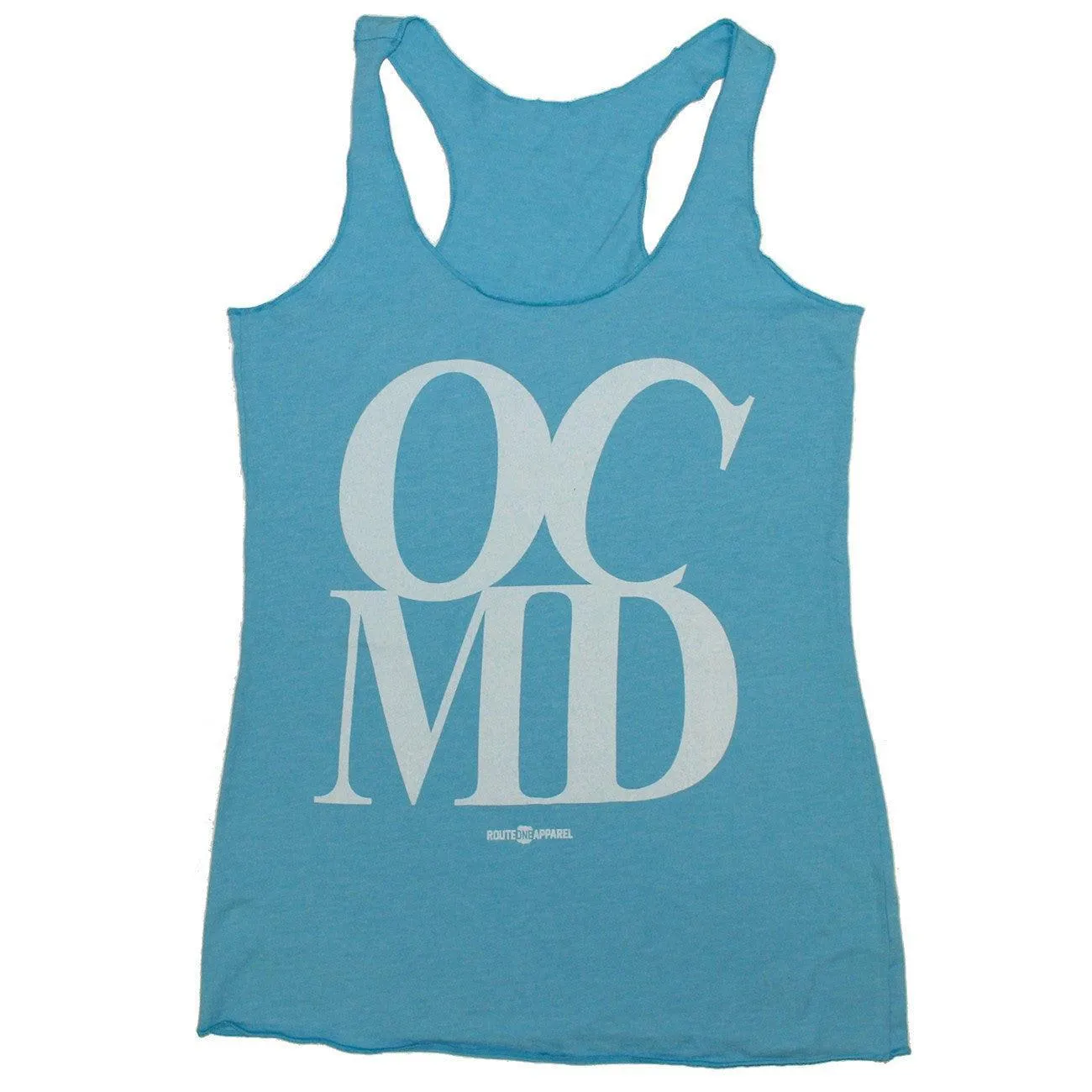 OCMD (Vintage Turquoise) / Ladies Racerback Tank