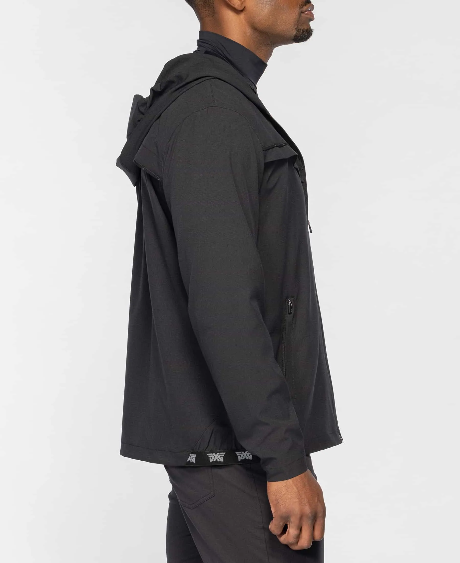 Packable Lightweight Hooded Windbreaker