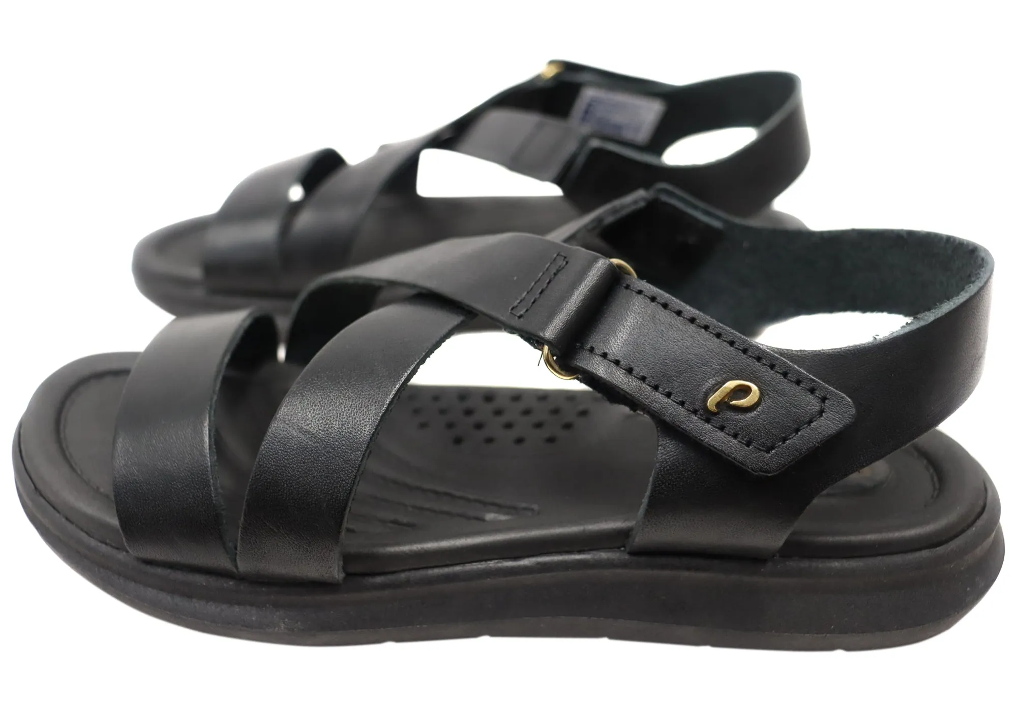 Pegada Mavada Womens Comfortable Leather Sandals Made In Brazil