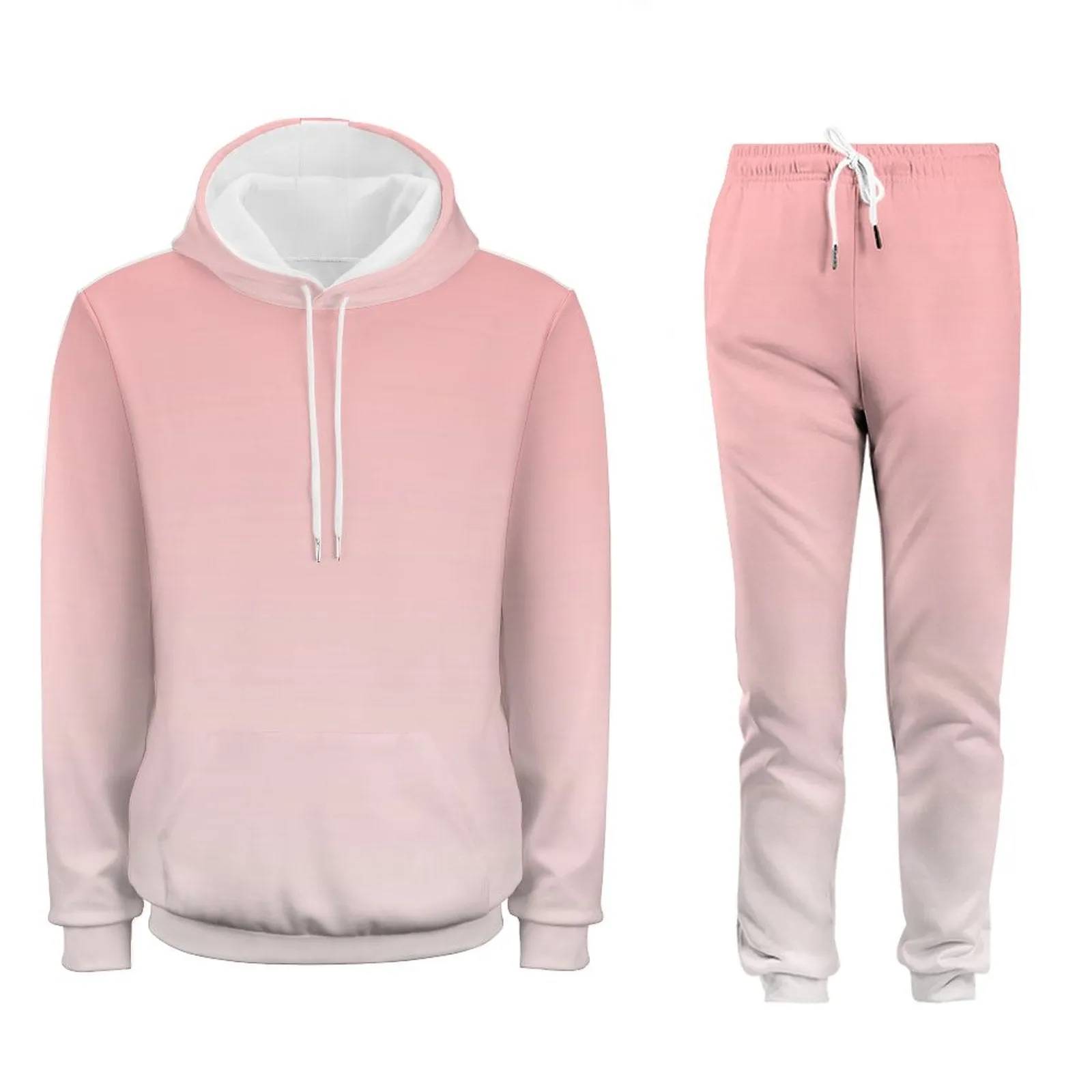 Personalize This Hoodie & Joggers Set-S to 5XL-Pink