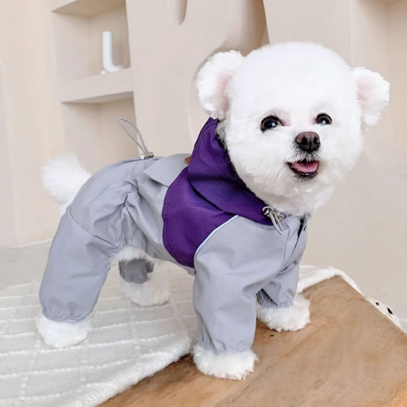 Pet Raincoat Waterproof Windbreaker Jacket