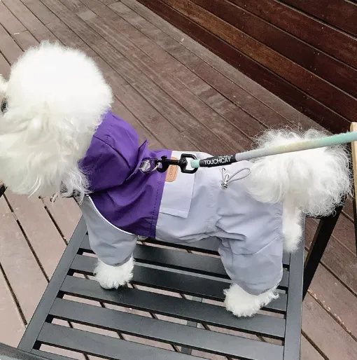 Pet Raincoat Waterproof Windbreaker Jacket