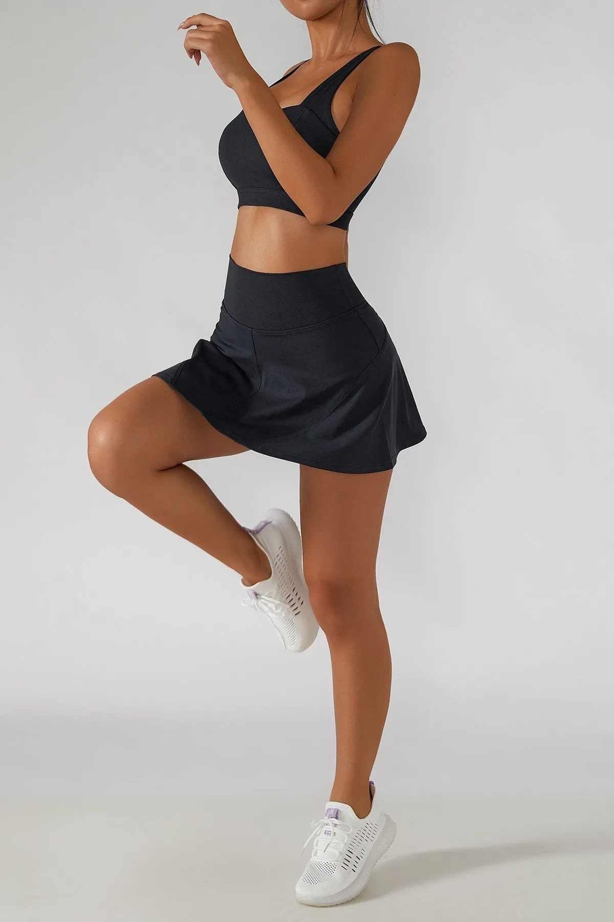 Pleated Tennis Skirt Built in Liner Shorts