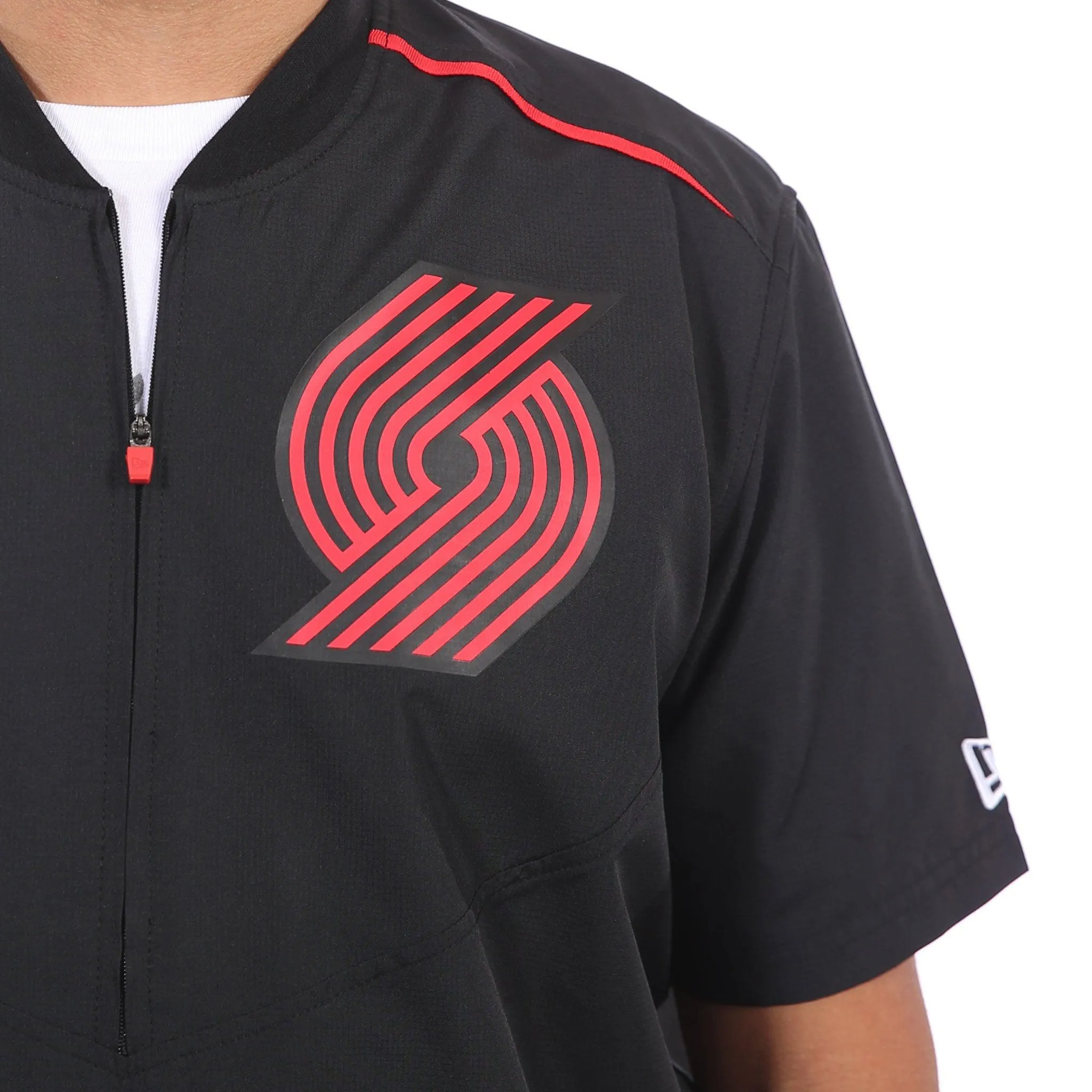 Portland Trail Blazers New Era Logo Windbreaker