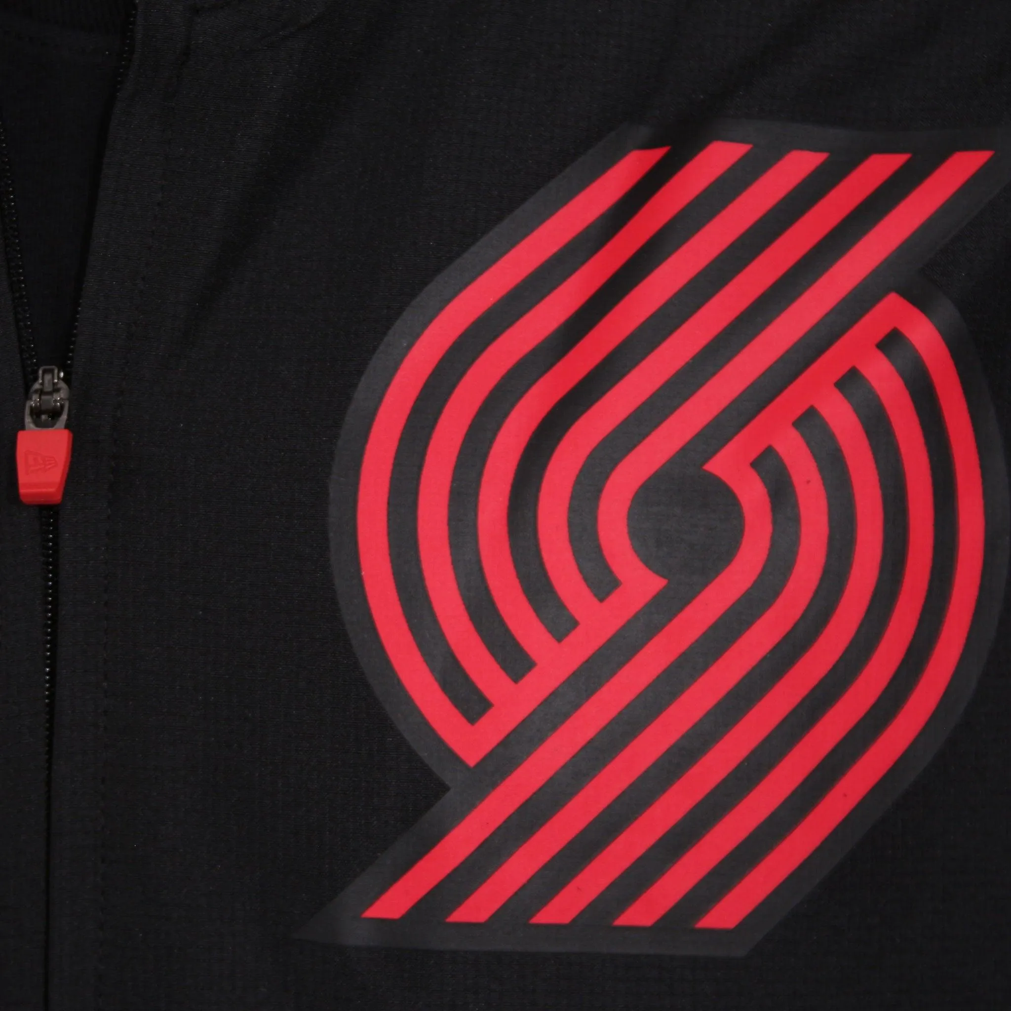 Portland Trail Blazers New Era Logo Windbreaker