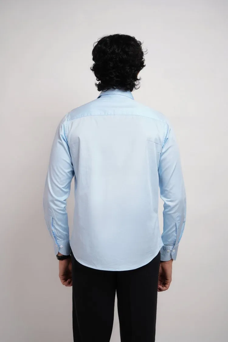 Powder Blue formal Shirt