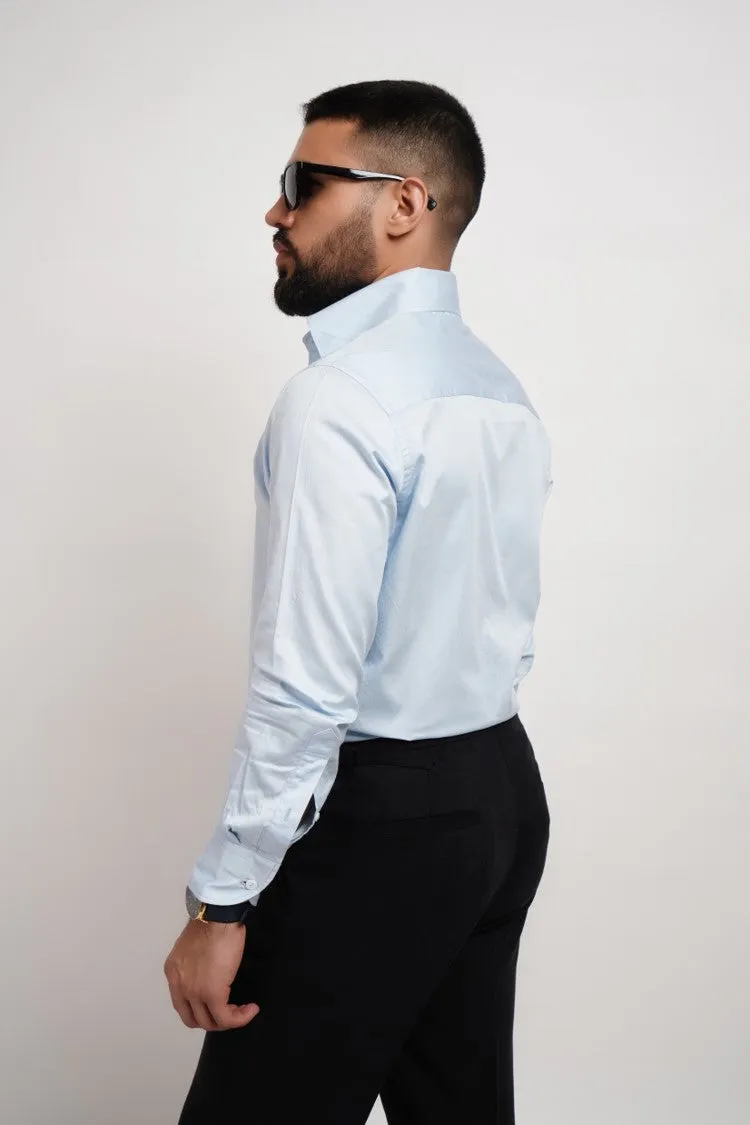 Powder Blue formal Shirt