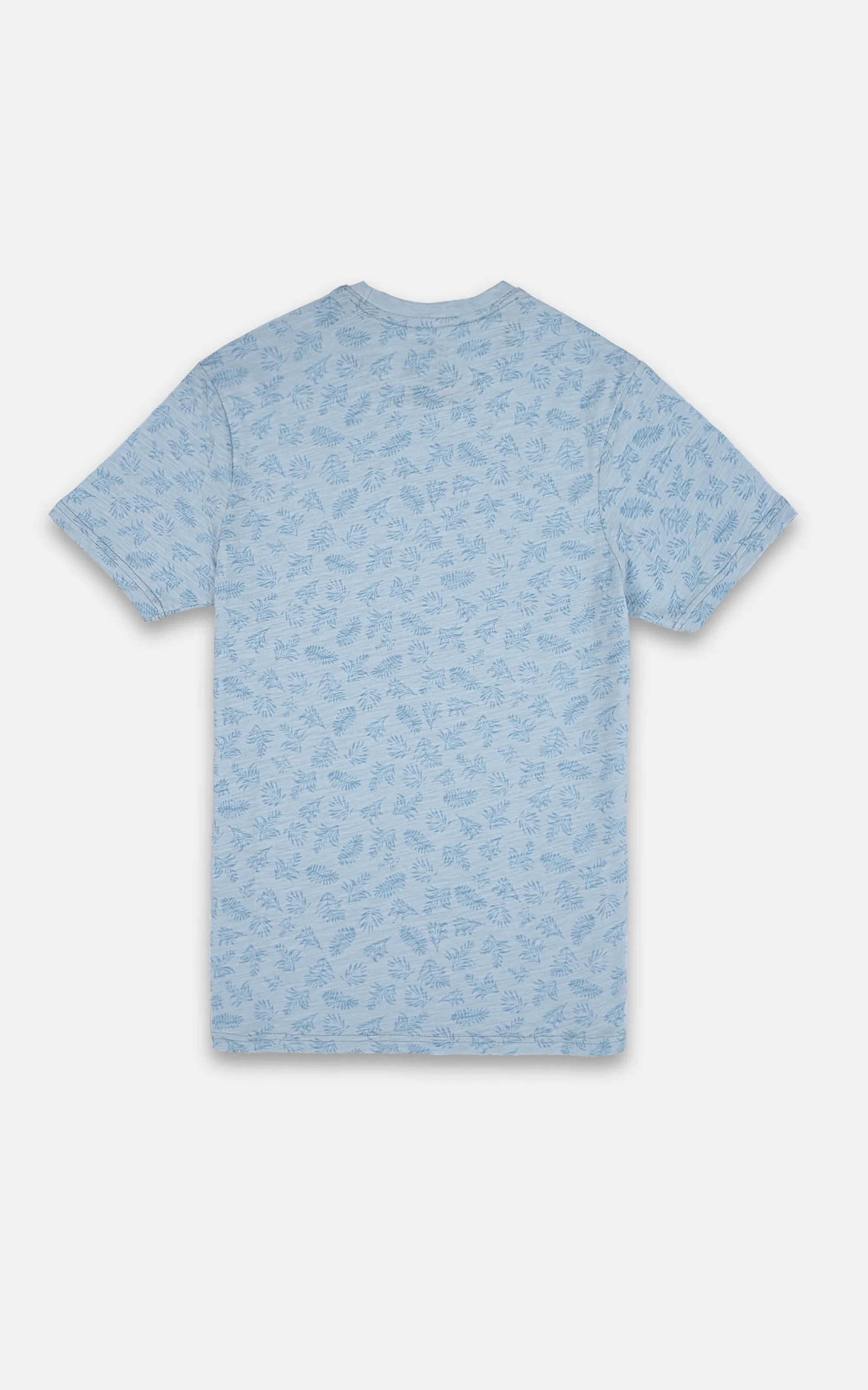 PRINTED T-SHIRT SKY BLUE