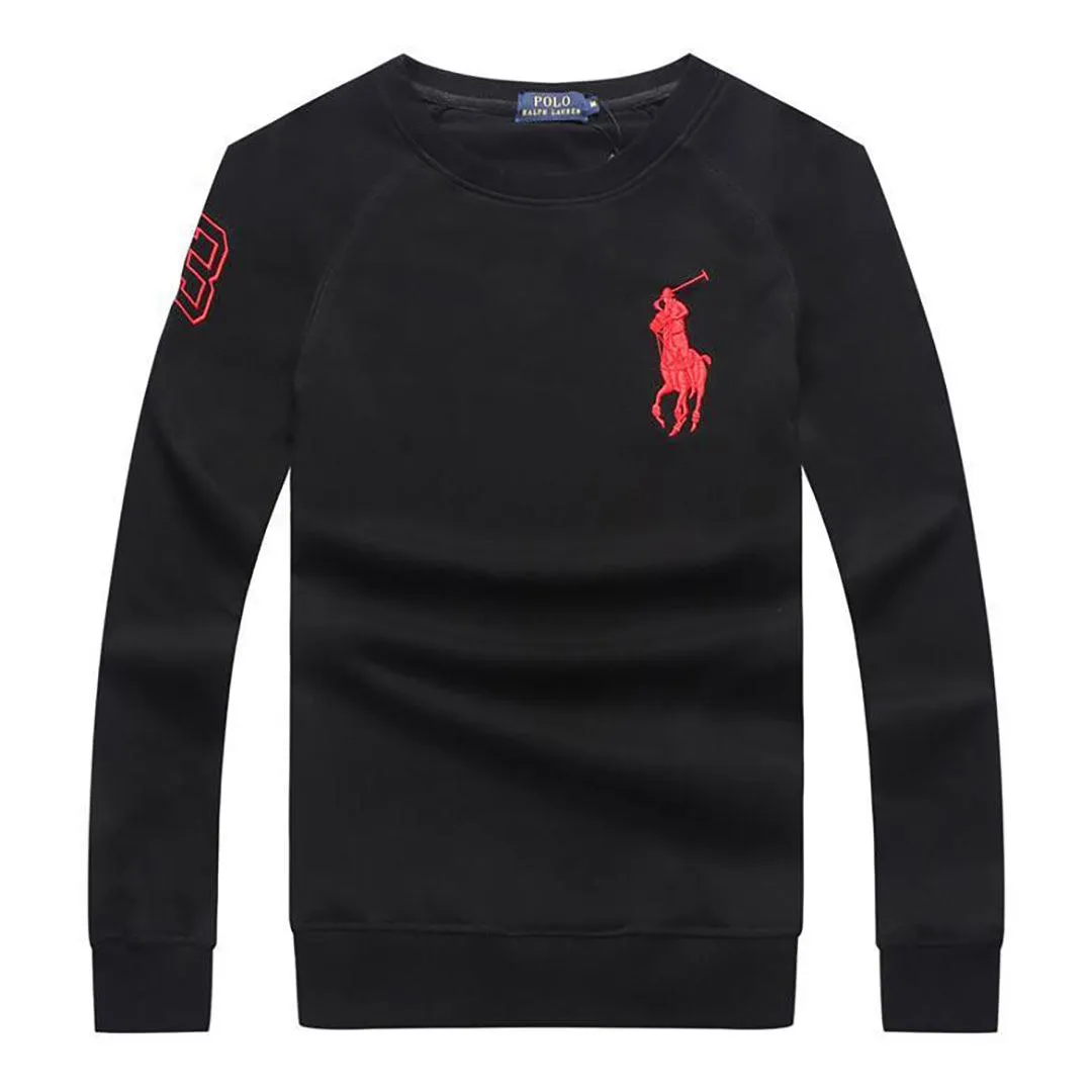 PRL Men's Lighter Weight Sweat Shirt - Black