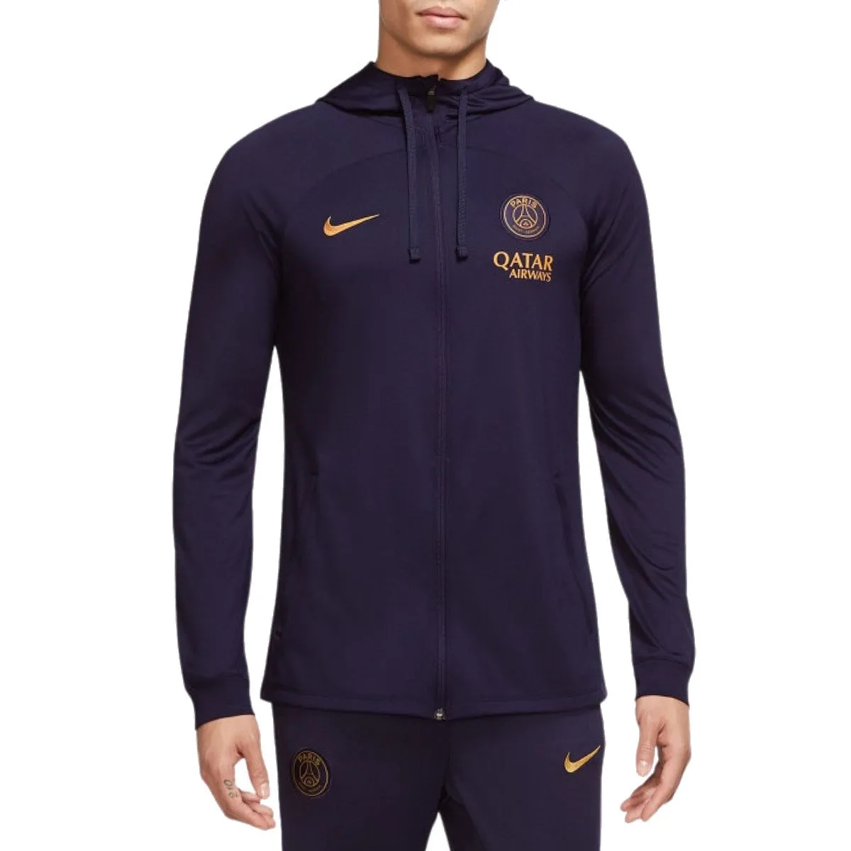 PSG navy hooded training presentation tracksuit 2023/24 - Nike