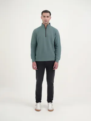 "CALGARY" Casual Mock Neck Sweatshirt