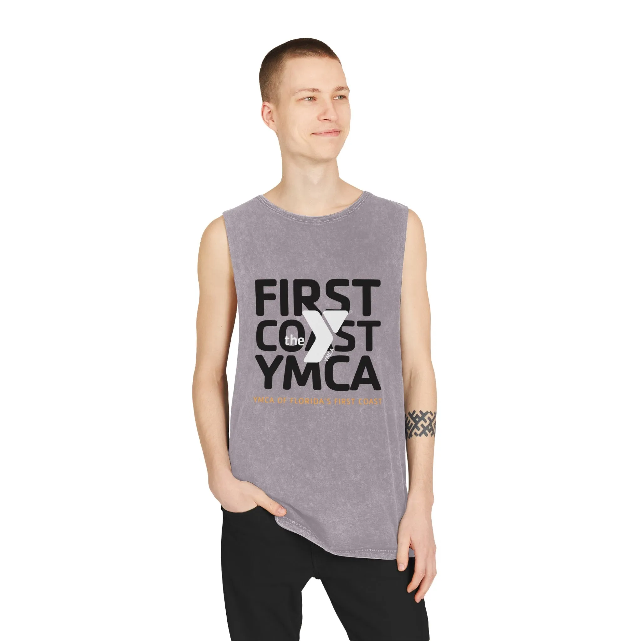 Rep the Y Unisex Stonewash Tank Top