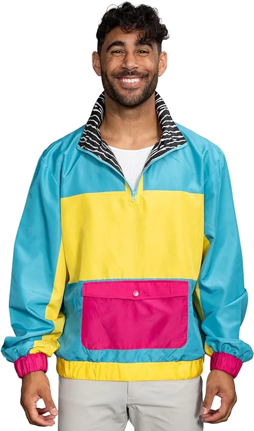 Retro Windbreaker Jacket Lightweight Design 1