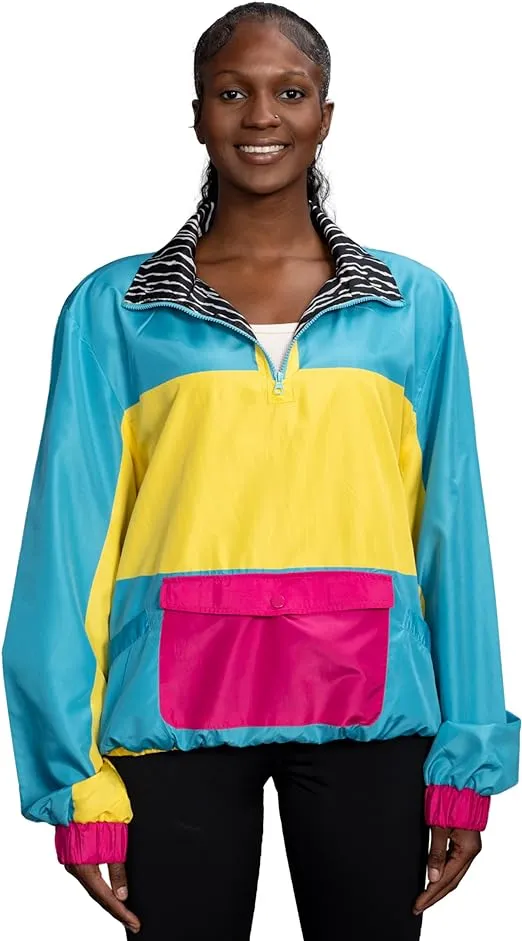 Retro Windbreaker Jacket Lightweight Design 1