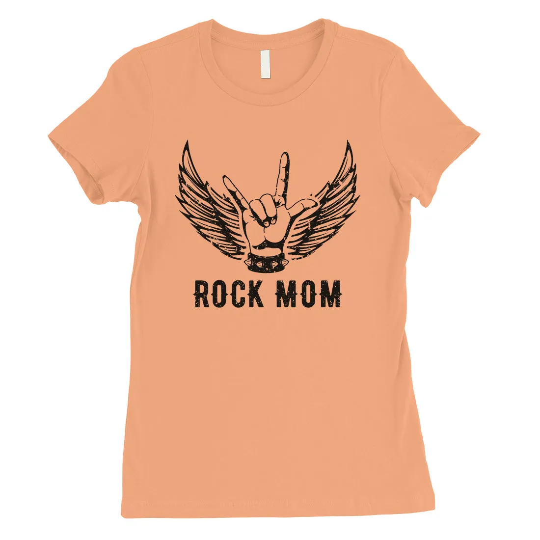 Rock Mom Womens Cute Mother's Day Shirt Unique Gift Ideas For Mom