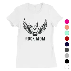 Rock Mom Womens Cute Mother's Day Shirt Unique Gift Ideas For Mom