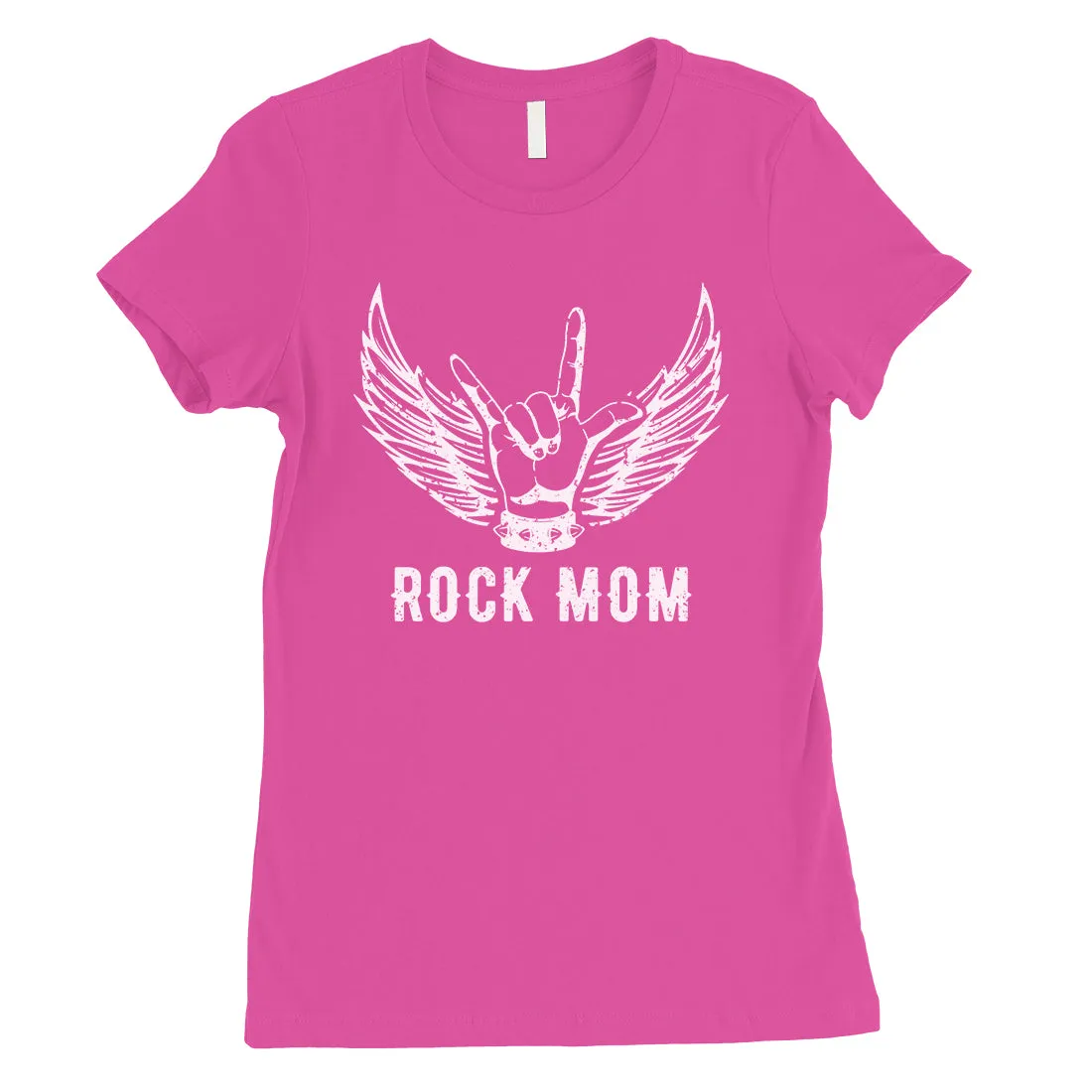 Rock Mom Womens Cute Mother's Day Shirt Unique Gift Ideas For Mom