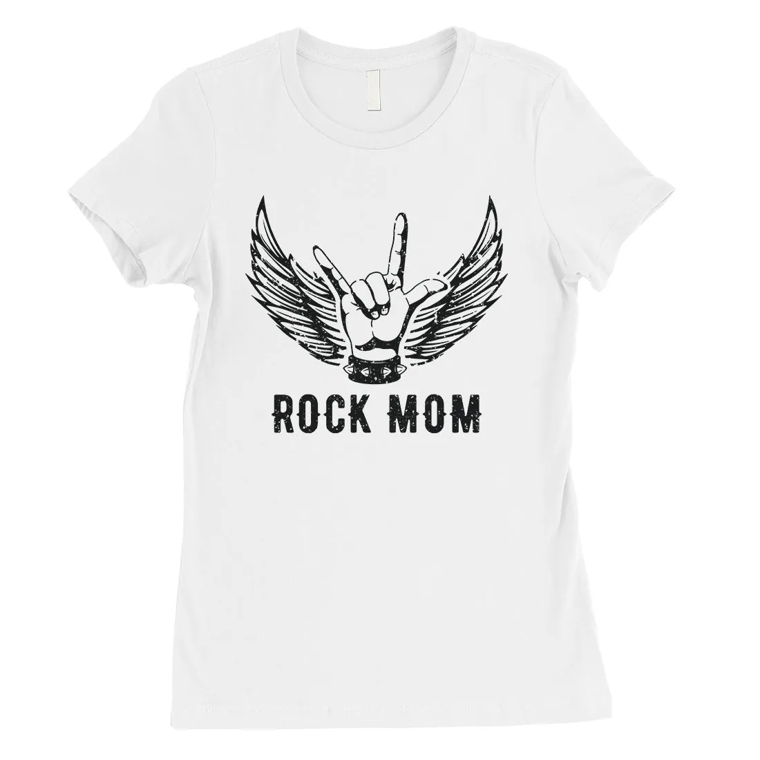 Rock Mom Womens Cute Mother's Day Shirt Unique Gift Ideas For Mom