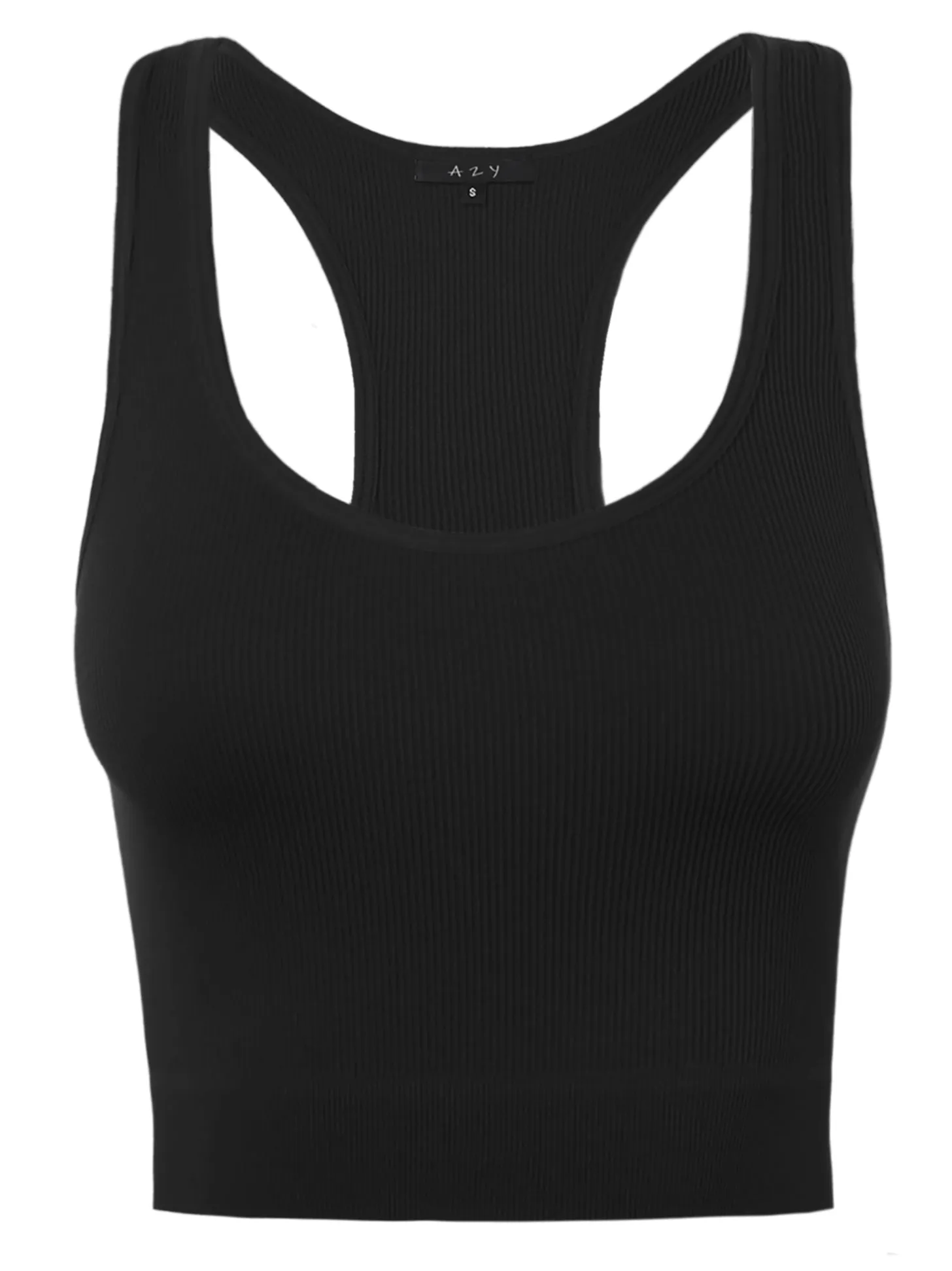 Seamless Workout Cropped Racerback Tank Tops