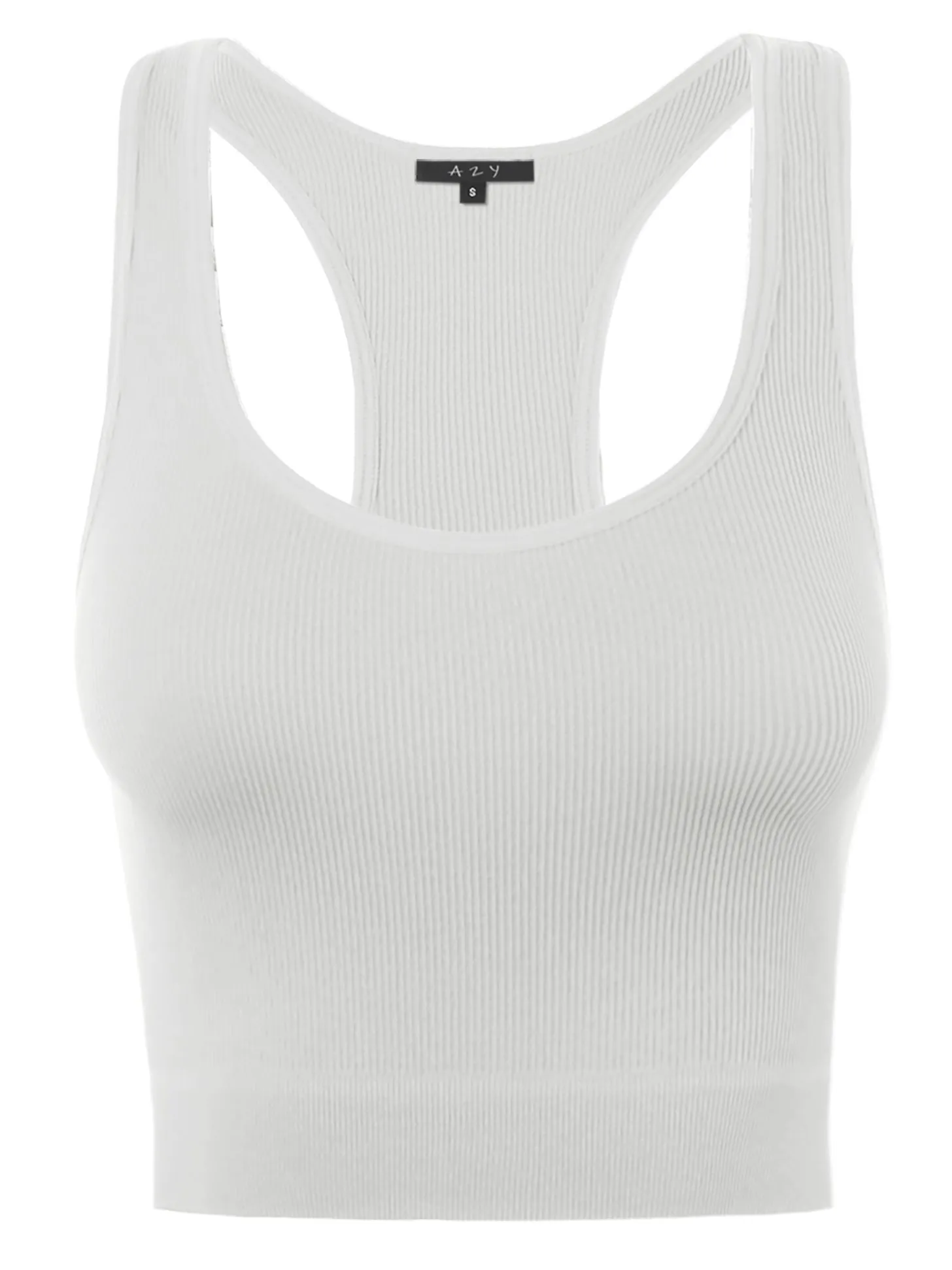 Seamless Workout Cropped Racerback Tank Tops