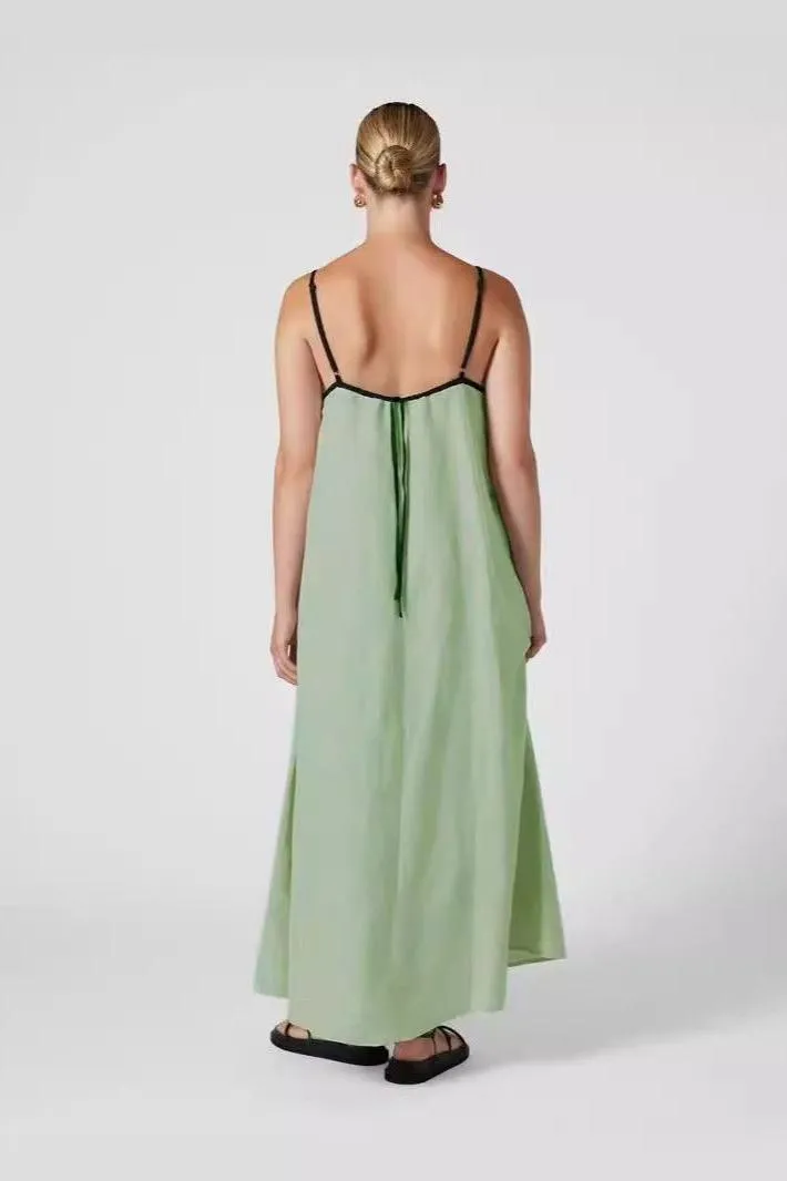 Sleeveless Swing Long Dress