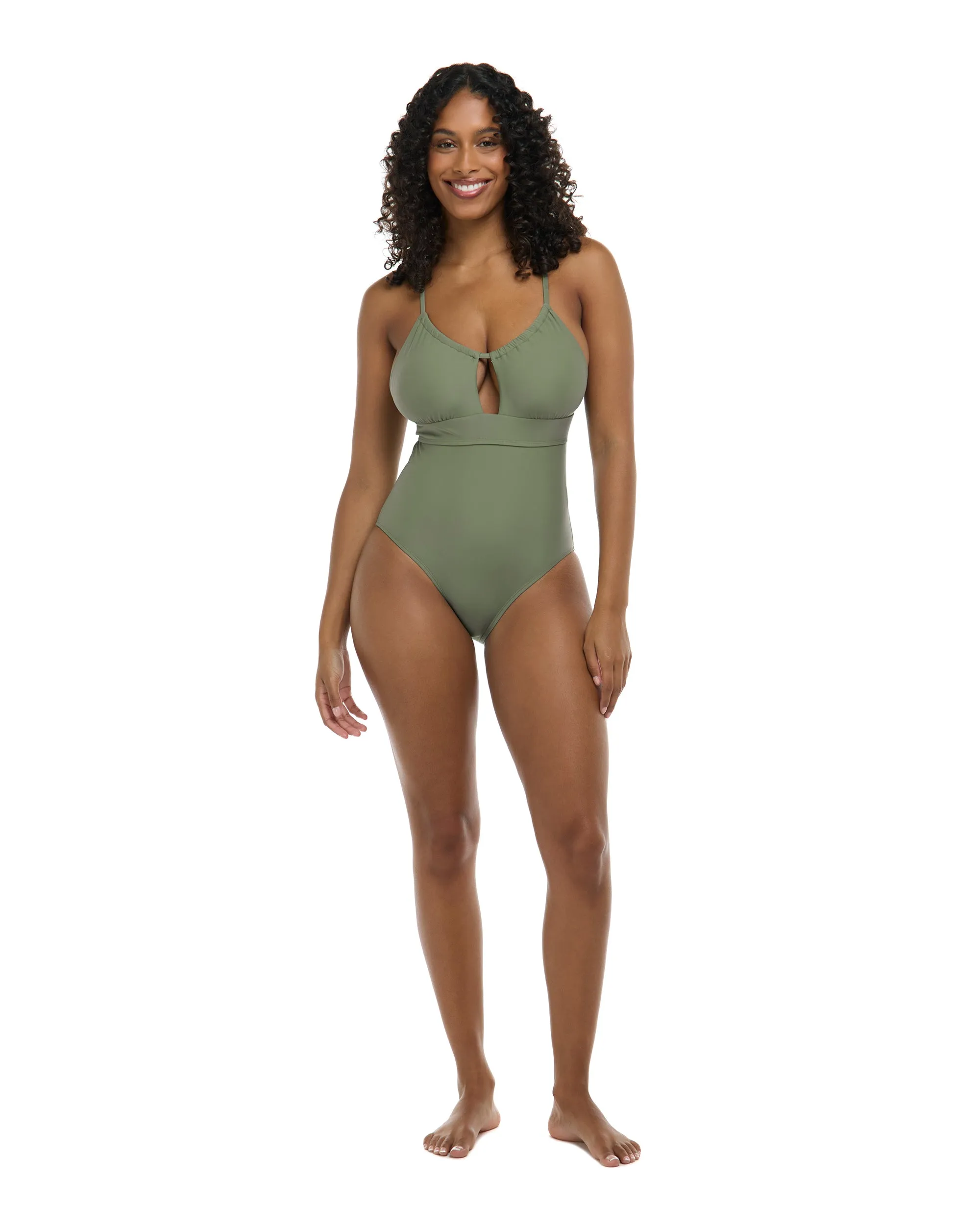 Smoothies Jessica One-Piece Tank D/DD Cup - Cactus